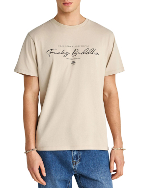 ΑΝΔΡΙΚΟ T-SHIRT | Εκρού L