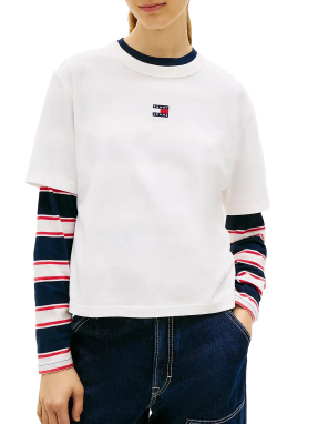 ΓΥΝΑΙΚΕΙΟ T-SHIRT ΜΕ ΛΟΓΟΤΥΠΟ | Λευκό L