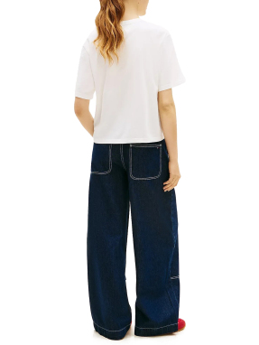 ΓΥΝΑΙΚΕΙΟ T-SHIRT ΜΕ ΛΟΓΟΤΥΠΟ | Λευκό L