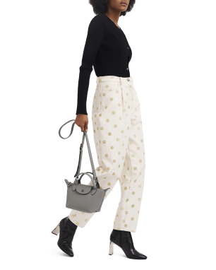 ΓΥΝΑΙΚΕΙΑ ΔΕΡΜΑΤΙΝΗ ΤΣΑΝΤΑ ΧΕΙΡΟΣ LE PLIAGE XTRA XS | Γκρι