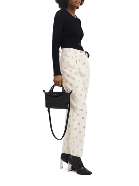 ΓΥΝΑΙΚΕΙΑ ΔΕΡΜΑΤΙΝΗ ΤΣΑΝΤΑ ΧΕΙΡΟΣ LE PLIAGE XTRA XS | Μαύρο