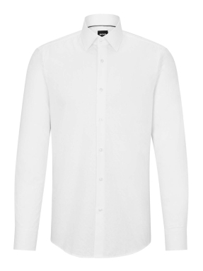 ΑΝΔΡΙΚΟ ΠΟΥΚΑΜΙΣΟ ΜΕ ΔΙΑΚΡΙΤΙΚΟ ΜΟΤΙΒΟ | Λευκό EU 43