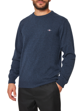 ΑΝΔΡΙΚΟ ΜΑΛΛΙΝΟ ΠΟΥΛΟΒΕΡ | Μπλε Σκούρο L