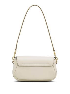 ΓΥΝΑΙΚΕΙΑ ΔΕΡΜΑΤΙΝΗ ΤΣΑΝΤΑ ΩΜΟΥ THE CLOVER BAG | Εκρού