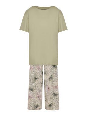 ΓΥΝΑΙΚΕΙΟ ΣΕΤ ΠΙΤΖΑΜΕΣ | Χακί XL