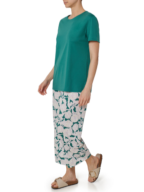 ΓΥΝΑΙΚΕΙΟ ΣΕΤ ΠΙΤΖΑΜΕΣ | Πράσινο Σκούρο S