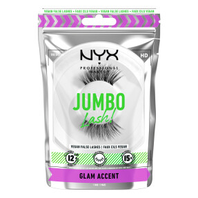 JUMBO LASH! VEGAN FALSE LASHES ΒΛΕΦΑΡΙΔΕΣ GLAM ACCENT