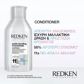 ACIDIC BONDING CONCENTRATE CONDITIONER ΓΙΑ ΞΗΡΑ ΤΑΛΑΙΠΩΡΗΜΕΝΑ & ΒΑΜΜΕΝΑ ΜΑΛΛΙΑ | 300ml