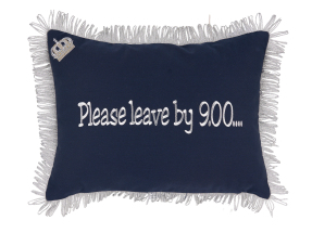 ΔΙΑΚΟΣΜΗΤΙΚΗ ΜΑΞΙΛΑΡΟΘΗΚΗ PLEASE LEAVE BY 9.00 | Μπλε  ONE SIZE