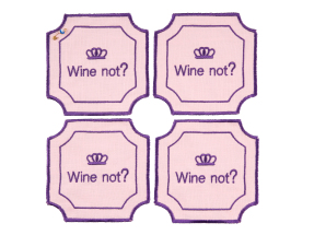 ΣΟΥΒΕΡ WINE NOT ΣΕΤ 4ΤΜΧ | Ροζ  ONE SIZE