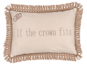 ΔΙΑΚΟΣΜΗΤΙΚΗ ΜΑΞΙΛΑΡΟΘΗΚΗ IF THE CROWN FITS | Μπεζ  ONE SIZE