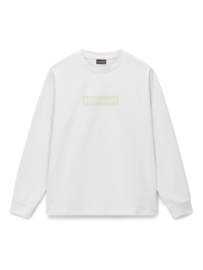 ΑΝΔΡΙΚΗ ΜΠΛΟΥΖΑ S-BOX LOGO LS | Λευκό  XXL