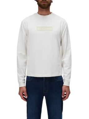 ΑΝΔΡΙΚΗ ΜΠΛΟΥΖΑ S-BOX LOGO LS | Λευκό  XXL