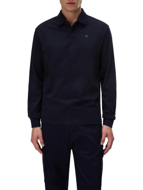 ΑΝΔΡΙΚΗ POLO ΜΠΛΟΥΖΑ  E-NEDLES LS | Μπλε Σκούρο M