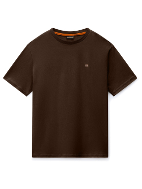 ΑΝΔΡΙΚΟ T-SHIRT S-NEDLES | Καφέ XXL