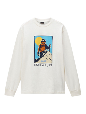 ΑΝΔΡΙΚΗ ΜΠΛΟΥΖΑ S-TEE LS | Λευκό  XL