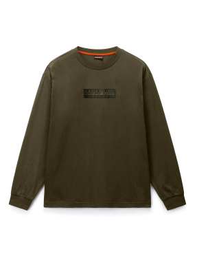 ΑΝΔΡΙΚΗ ΜΠΛΟΥΖΑ S-BOX LOGO LS | Λαδί  M