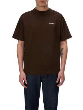 ΑΝΔΡΙΚΟ T-SHIRT S-TEZA | Καφέ XXL