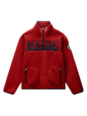 ΑΝΔΡΙΚΗ ΜΠΛΟΥΖΑ T-ARCHIVE HALF-ZIP FLEECE | Κόκκινο  L