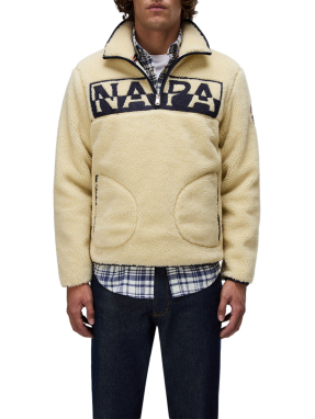 ΑΝΔΡΙΚΗ ΜΠΛΟΥΖΑ T-ARCHIVE HALF-ZIP FLEECE | Μπεζ  XL