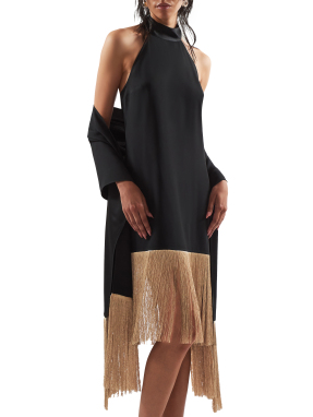 ΓΥΝΑΙΚΕΙΑ ΕΣΑΡΠΑ | Μαύρο-Χρυσό ONE SIZE