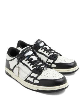 ΑΝΔΡΙΚΑ ΔΕΡΜΑΤΙΝΑ SNEAKERS SKEL TOP LOW | Ασπρόμαυρο 45
