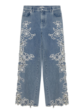 ΓΥΝΑΙΚΕΙΟ DENIM ΠΑΝΤΕΛΟΝΙ PORTER EMBROIDERED | Γαλάζιο 28