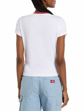 ΓΥΝΑΙΚΕΙΟ T-SHIRT PLAINVILLE RINGER | Λευκό XS