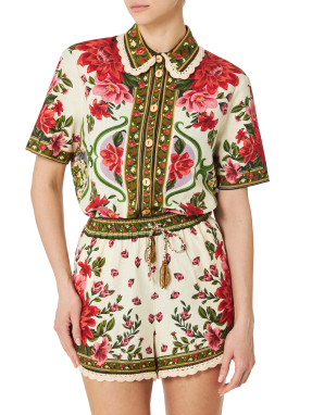 ΓΥΝΑΙΚΕΙΟ ΠΟΥΚΑΜΙΣΟ | Floral XS