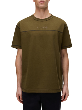 ΑΝΔΡΙΚΟ T-SHIRT S-UMBRA | Λαδί XXL