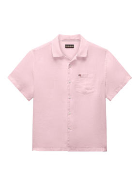 ΑΝΔΡΙΚΟ ΠΟΥΚΑΜΙΣΟ G-LINEN | Ροζ XXL