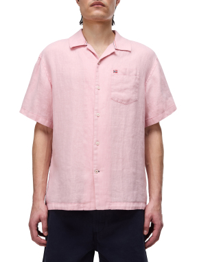 ΑΝΔΡΙΚΟ ΠΟΥΚΑΜΙΣΟ G-LINEN | Ροζ XXL