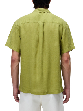 ΑΝΔΡΙΚΟ ΠΟΥΚΑΜΙΣΟ G-LINEN | Πράσινο XXL