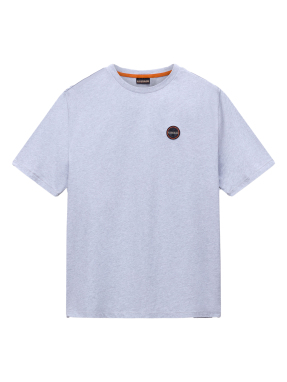 ΑΝΔΡΙΚΟ T-SHIRT S-BADGE SS | Γκρι Ανοιχτό XXL