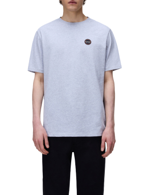 ΑΝΔΡΙΚΟ T-SHIRT S-BADGE SS | Γκρι Ανοιχτό XXL