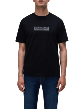ΑΝΔΡΙΚΟ T-SHIRT S-BOX | Μαύρο XXL