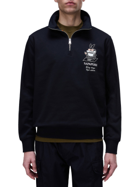 ΑΝΔΡΙΚΟ ΦΟΥΤΕΡ HALF-ZIP B-SOL | Μαύρο M