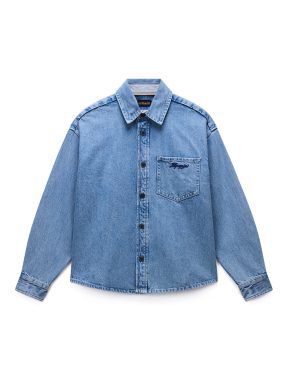 ΑΝΔΡΙΚΟ DENIM ΠΟΥΚΑΜΙΣΟ O-RAMBLER | Μπλε XXXL