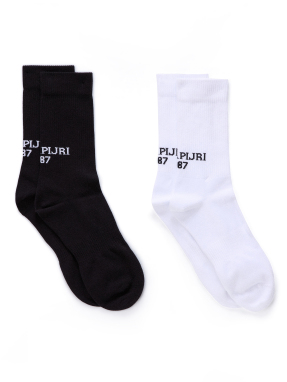 UNISEX ΚΑΛΤΣΕΣ F-ATLAS | Ασπρόμαυρο M/L