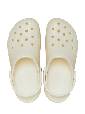 ΓΥΝΑΙΚΕΙΑ CLOGS CLASSIC PLATFORM GLITTER | Εκρού 38/39