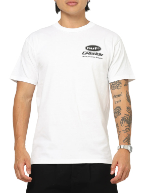 ΑΝΔΡΙΚΟ T-SHIRT HUF X GREDDY PARTS | Λευκό M