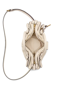 ΓΥΝΑΙΚΕΙΑ ΤΣΑΝΤΑ ΧΕΙΡΟΣ THE CRISTINA SMALL SATCHEL | Εκρού