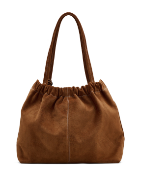ΓΥΝΑΙΚΕΙΑ ΤΣΑΝΤΑ ΩΜΟΥ THE SUEDE CRISTINA TOTE | Καφέ