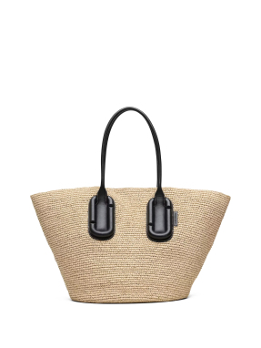 ΓΥΝΑΙΚΕΙΑ ΤΣΑΝΤΑ ΩΜΟΥ BABE TOTE IN WOVEN | Μπεζ
