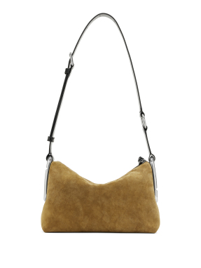 ΓΥΝΑΙΚΕΙΑ ΤΣΑΝΤΑ ΩΜΟΥ SCENE MEDIUM SHOULDER BAG IN SUEDE | Μπεζ Σκούρο
