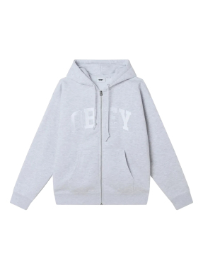 ΑΝΔΡΙΚΗ ΖΑΚΕΤΑ COLLEGIATE ZIP HOOD FLEECE | Γκρι Ανοιχτό M