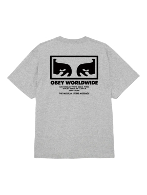 ΑΝΔΡΙΚΟ T-SHIRT THE MEDIUM IS THE MESSAGE TEE | Γκρι M