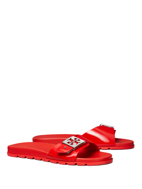 ΓΥΝΑΙΚΕΙΑ ΣΑΝΔΑΛΙΑ MELLOW BUCKLE SLIDE | Κόκκινο 39.5