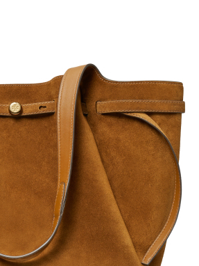 ΓΥΝΑΙΚΕΙΑ ΤΣΑΝΤΑ ΩΜΟΥ ROMY SUEDE TOTE | Καφέ