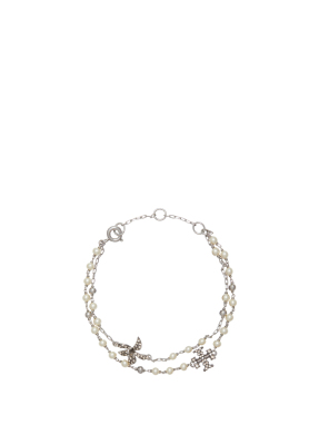 ΓΥΝΑΙΚΕΙΟ ΒΡΑΧΙΟΛΙ MOONDANCE MULTI STRAND PEARL | Ασημί ONE SIZE